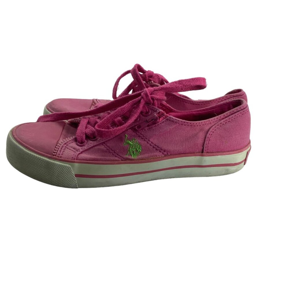 U.S. Polo Assn Association Zippy Sneakers Tennis Shoes Women 6 Pink jta3288